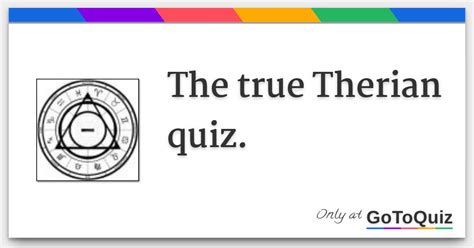 how to know if your a therian quiz